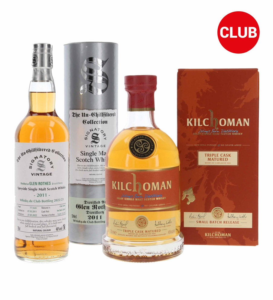  Whisky.de Clubflasche Kilchoman und Glenrothes